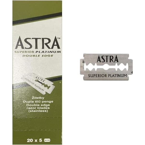 Astra-partaterät, 100 kappaleen pakkaus