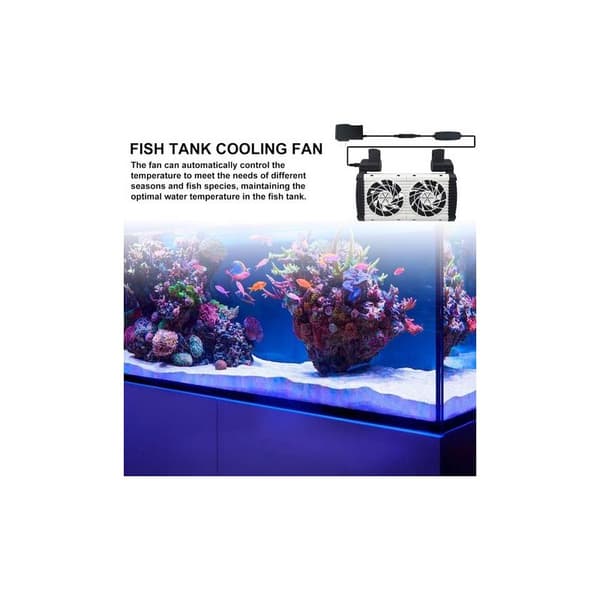 Akvariekølere Akvarieventilator Akvariumventilator Marineventilator 2 Ventilatorer