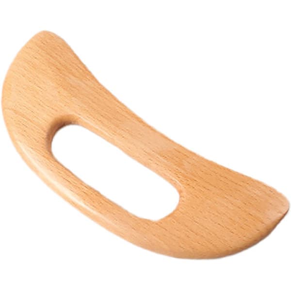 Trämassageverktyg för lymfdränage med spatel, 19*8,5 cm