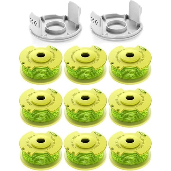 11 erstatnings-trimmerlinespoler til Ryobi One+ trimmere - Diameter 2,0 mm, længde 3,4 m - Kompatibel