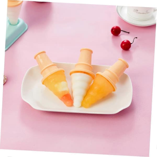 Kage Popsicle Maker Isvaffelform Køkkenartikler Isblokform Isbakker Silikone Cupcake Popsicle Forme Isform DIY Model