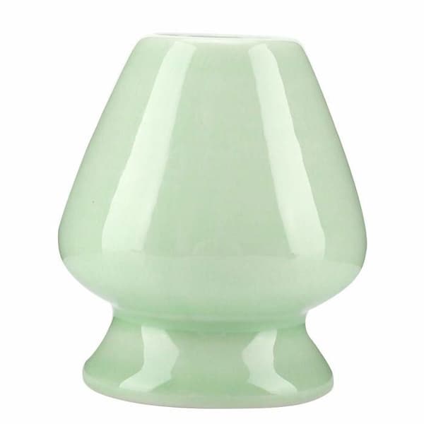 Grønn matcha vispholder - Bambus chasenholder - Japansk te seremoni tilbehør - Tradisjonell
