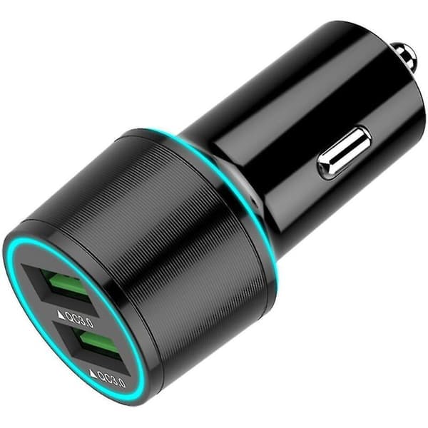 Hurtig USB-C biloplader, kompatibel med Samsung Galaxy S10+/S10e/S10/S9/S9