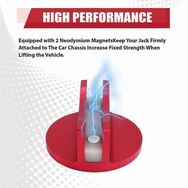 Jack Plate Magnetisk Platt Klämma Multifunktionell Svetsad Ram Spåradapter Jack Magnetisk Jack Plate