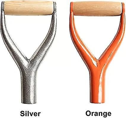 Jern spadehåndtak med indre diameter, D/y grep, god håndbeskyttelse, hage, solid jern, tilbehør, hageredskaper for snøskuffe, graving, rake