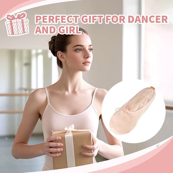Balletsko Mini Makeuptaske - Dansergaver Balletsko Etui til Piger Dansefornødenheder