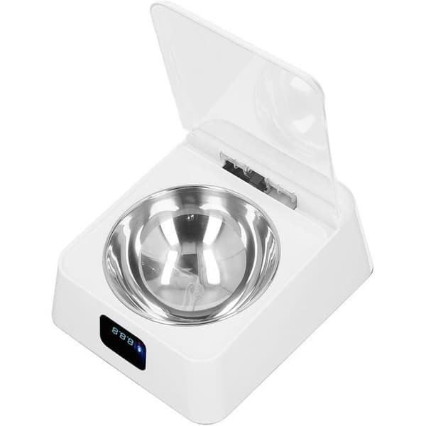 Automatisk kattefoderautomat, 350 ml induktionslåg, foderdispenser, smart fodring