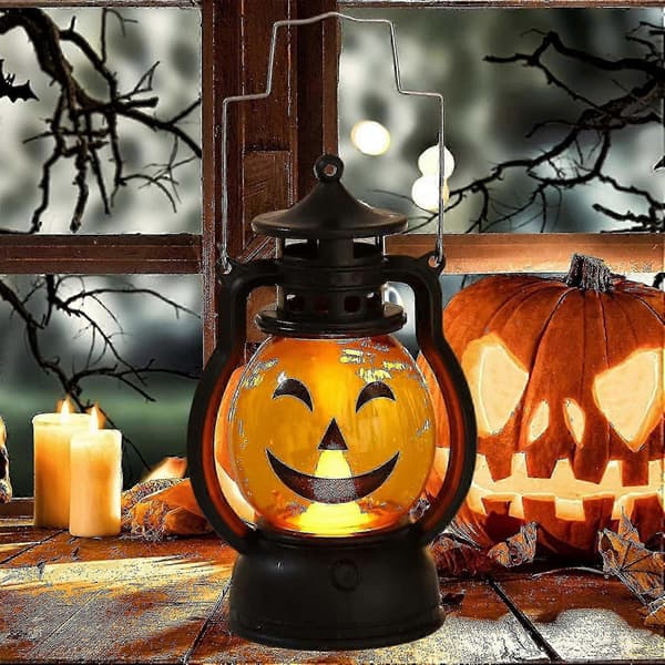 Jack-o-lantern | Bärbar Jack-o-lantern Prydnad Svart 1 Styck