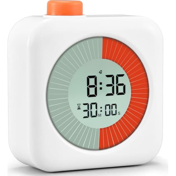 Digital Timer – 60-minutters nedtelling 3-i-1 for matlaging, ADHD og hjemmeundervisning