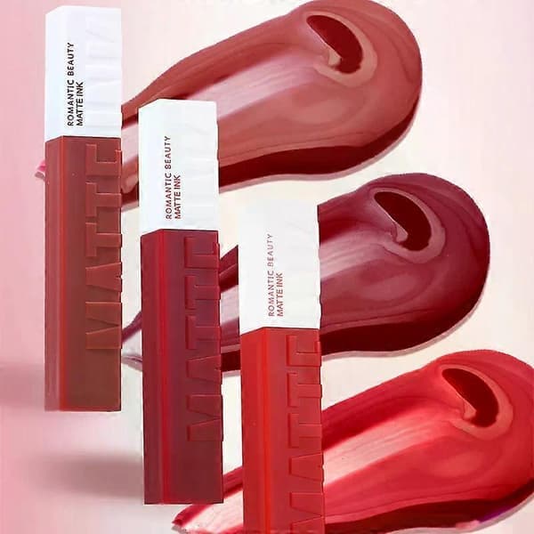 Super Stay Matte Ink Flydende Læbestift | Op til 16 timers holdbarhed | 6 dristige nuancer for intens, ikke-udtørrende farve E E