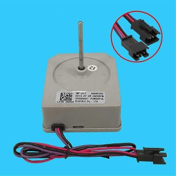 DC Motor Ventilator til Dobbeltdørs Køleskab Ventilator Motor ZWF-10-2 B03081032 DC13.2V 2W