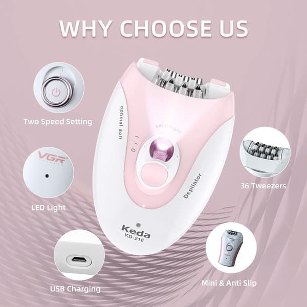 2026 Seneste Model Epilatorer Hårfjerning til Kvinder, Glat Glide Epilator til