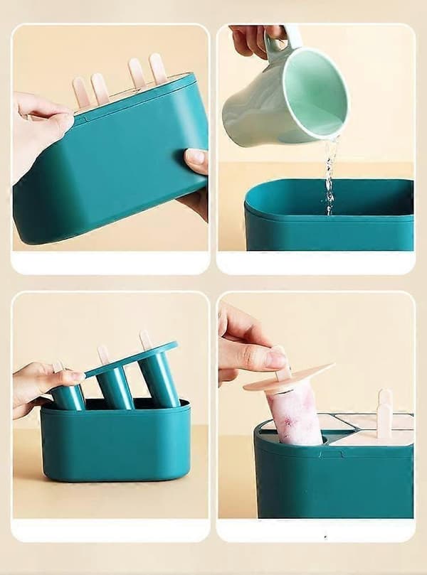 Isformforme med pinde - Yoghurt Popsicle isforme, ismaskiner, isformbakke ispinde