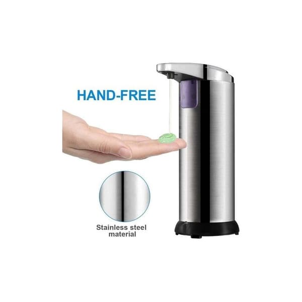 Berøringsfri automatisk såpedispenser – Infrarød sensor – Vanntett base – 230 ml kapasitet – Justerbar dosering