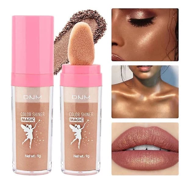 Fairy Pink Highlight Powder – Iriserende konturblush til ansigt, krop, læber og hår – 03