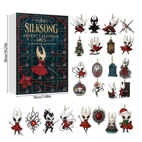 SILKSONG JULKALENDER 2026 Julkalender Blind Box Julgransprydnad