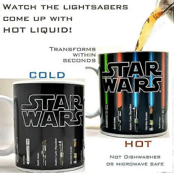 Star-wars Te Kaffe Krus Termiske Fargeskiftende Kopper Keramisk Melkekopp Bursdagsgave