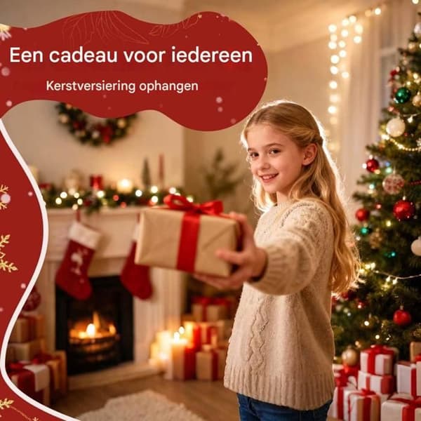 Klatrende julenisse - Julepynt - Rask montering - Slitesterkt PVC-materiale