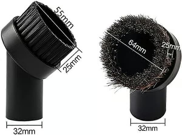 Dammsugarborste 2 delar Dammsugarborste Dammborstar Möbelborste Dammsugarmunstycke Möbelborste Dammsugartillbehör
