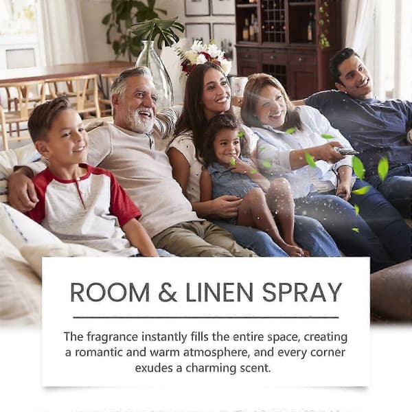 Rum linned stofspray Bærbar langvarig duft hjem hotel deodoriserende luftduftmiddel