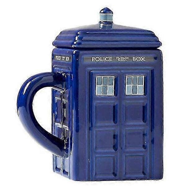 Doctor Who Tardis Muggkopp Polisbox Keramisk Mugg Med Lock