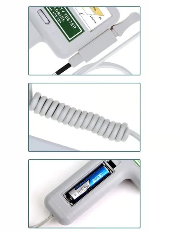 Elektronisk klor- og pH-tester til swimmingpools - Vandkvalitetsmåler