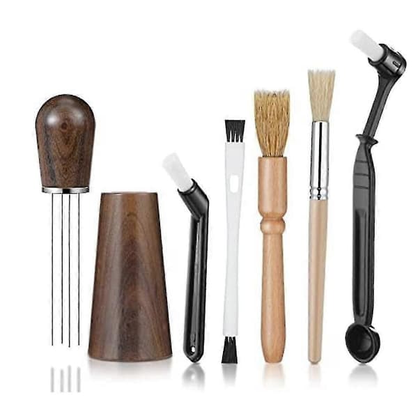 6 delar espressorörborstset espressborstkit espressotillbehör espresso