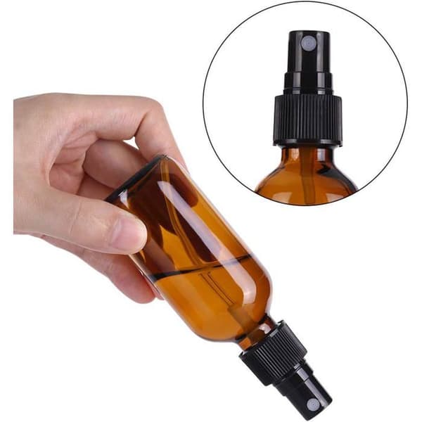 2-pakning 60 ml tomme glasssprayflasker, påfyllbar fin tåke reisespray