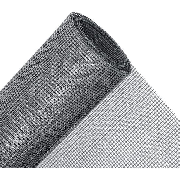 Rullegardin myggenet - justerbart og holdbart glasfiber - 120 x 250 cm - grå