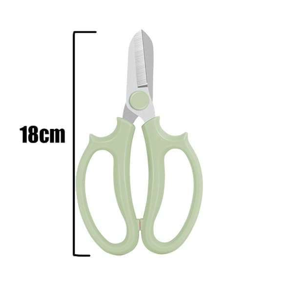 Havesaks til blomster, blomstersaks i rustfrit stål, stærke blomstergrene og blade
