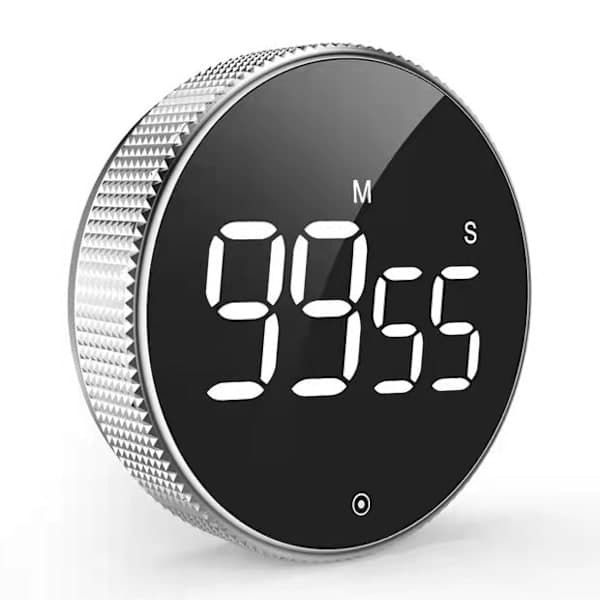 Digital timer med magnet og LED-skjerm - Kjøkkentimer / Eggetimer