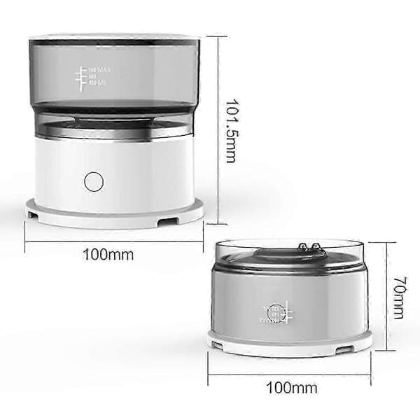 Bærbar Drypkaffemaskine Mini Drypkaffemaskine Kaffemaskine Dobbeltfilter