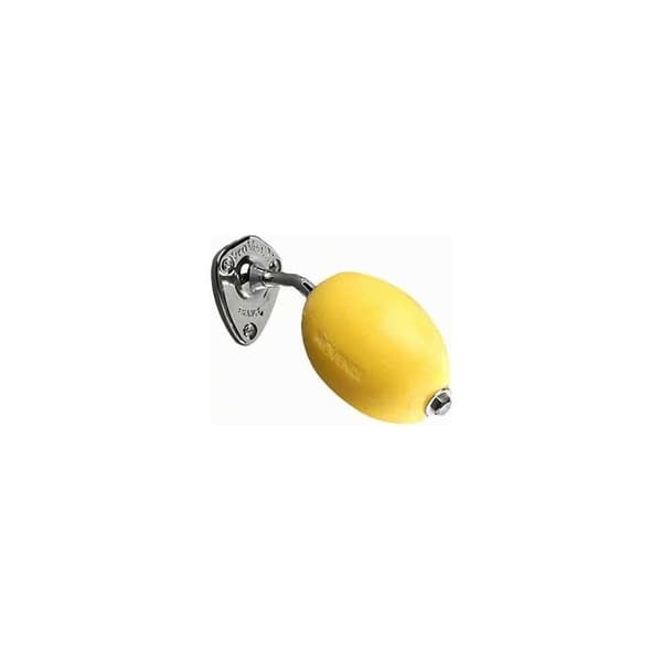 Tvåldispenser – Roterande citrongul förkromad mässing väggmonterad 10,6x6,5x7,6cm