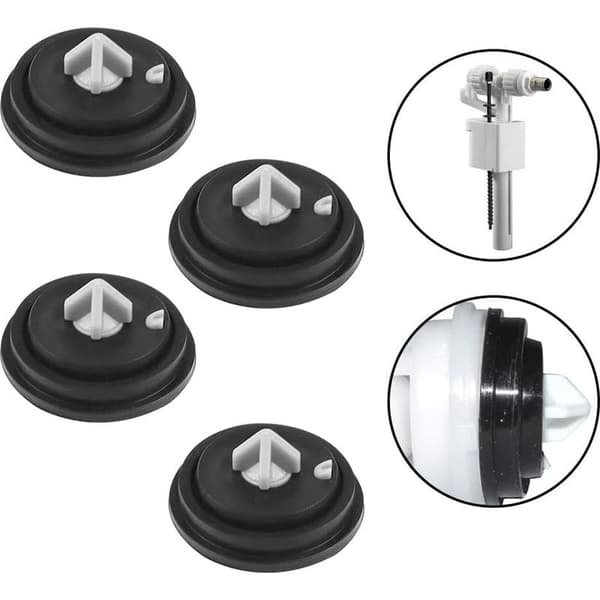 4 st SIAMP lågflödesventilmembran + 4 st flottörspolventilbricka