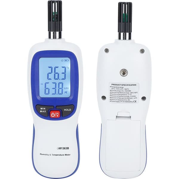 Mini bærbar LCD digitalt termometer hygrometer for landbruk og industri