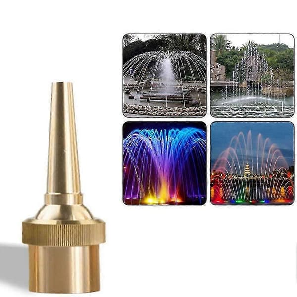 6 stk. springvandsdyse G1/2 DN15 justerbar retning jetvandssprinkler til havedam forlystelse
