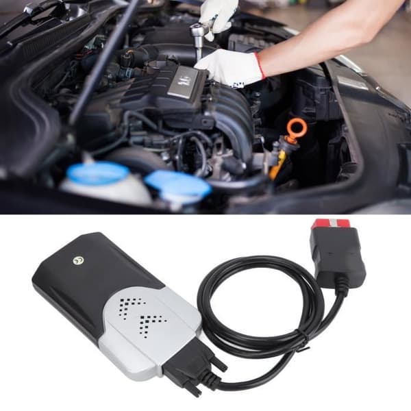 Ashata Bluetooth OBD-scanner til DS150E, Bluetooth OBD-scanner, Multifunktionel bilfejlkodelæser Diagnostisk værktøj