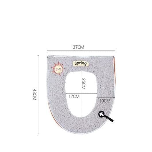 Toalettsitsöverdrag - Ej specificerat - 2-pack - Grön - Tjockt material - Universal