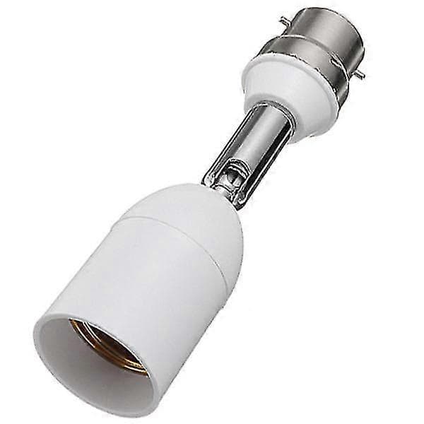 B22 til E27 2a Drejelig Fleksibel Forlæng Universal Konverter Pære Adapter Lampeholder Ac250v