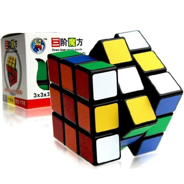 Magic cube 3x3x3 pulmapeli - Magic - 57x57x57 mm - Musta.