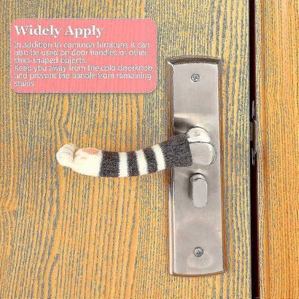 2024 36 stykker (9 sæt) Katte-stolestrømper Kattepote-stolebensstrømper Katte-møbelstrømper Strikket møbel
