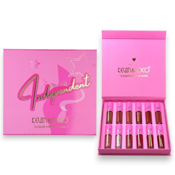 Halloween Sminke Lipgloss Sett 12 Pakke Leppestift
