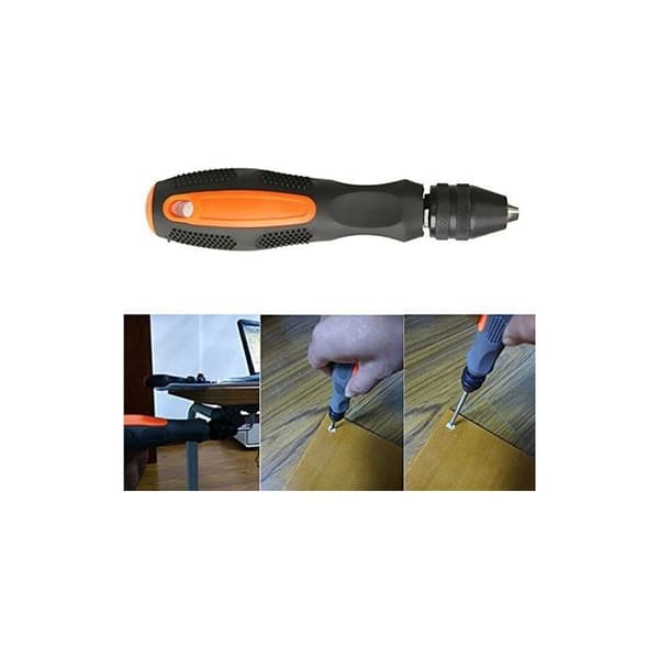 Mini hånddrill 0,5 til 8 mm med nøkkelfri chuck