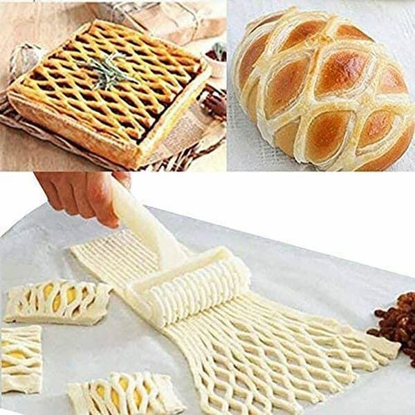 Pizzamaskine, pizzadejsruller, gitterruller, æggetærteruller, fondantform, pizzaskindruller
