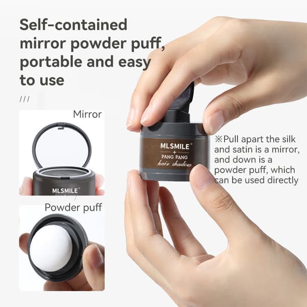 Hårgrænsepudder konturstift hårfyld til sommerpande-forbedrende makeup og hårbun sort 01# black 01#