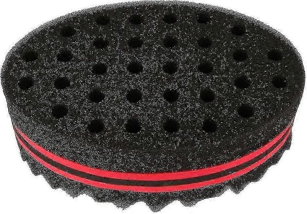 Dobbeltsidig magisk hårsponge for afroflettet stil