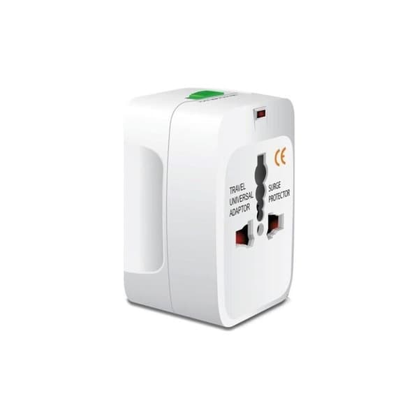 Universal pluggadapter – Internasjonal reiselader for Frankrike, Storbritannia, USA, Canada og Australia