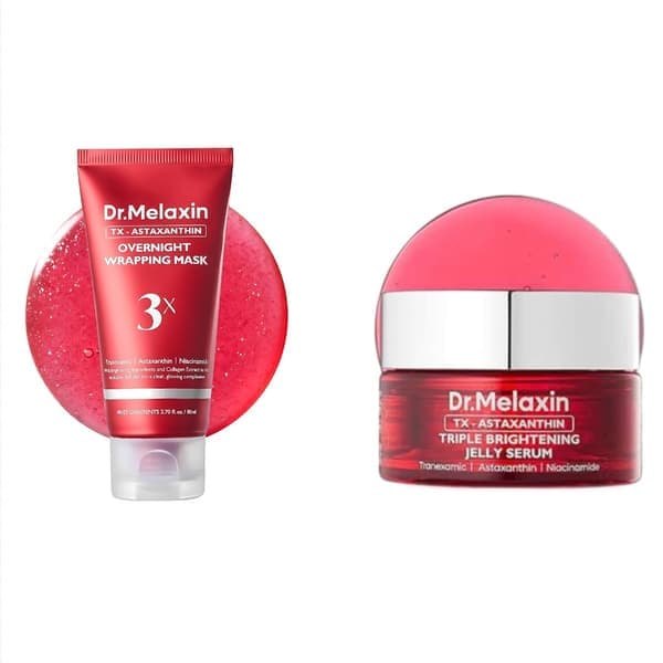 TX Astaxanthin Overnight Wrapping Mask — Peel-Off Mask & Serum Set