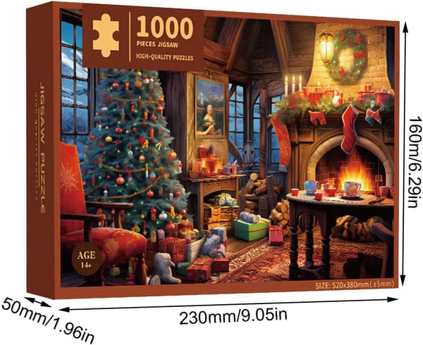 Joulukalenteripalapeli 1000 palaa Joulukalenteripalapeli Countdown Calendar Countdown Box Palapeli aikuisille lapsille A