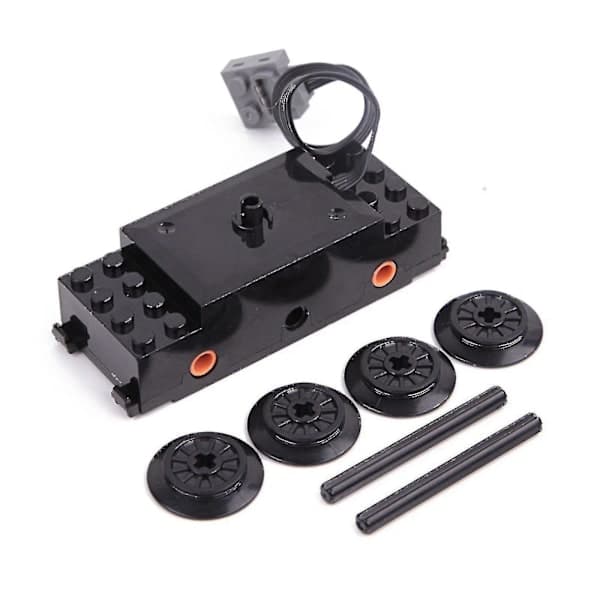 4 stk Technic Power Functions Batteriboks Togmotor Mottaker Fjernkontroll Pakkesett